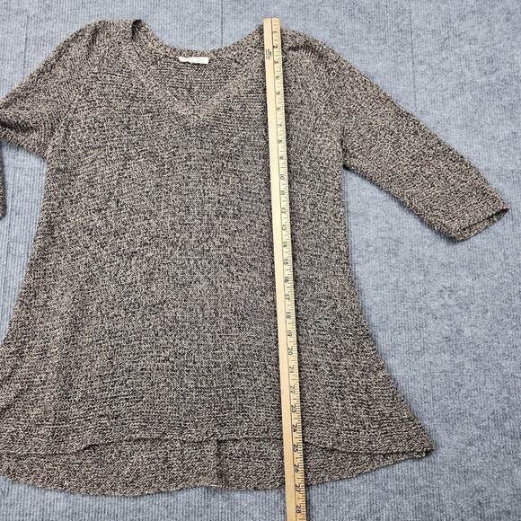 Eileen Fisher Sweater Womens Petite Small Linen Coastal Minimal Layer Granola - Picture 4 of 6
